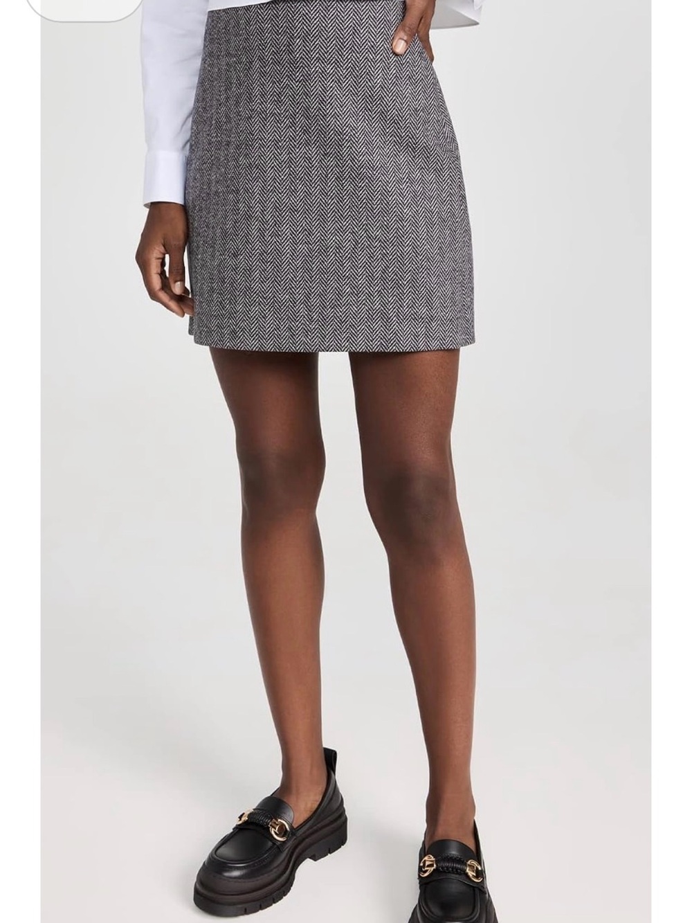 Theory Abbot High-Waist Mini Skirt